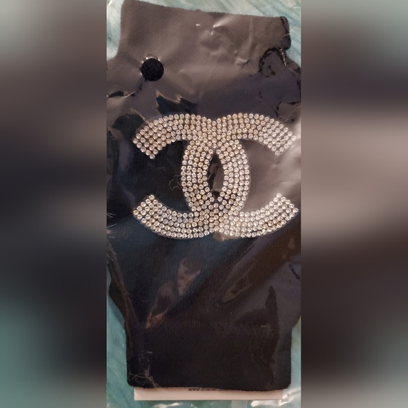 Black Fingerless Gloves, Rhinestone Embellishment - Picture 2 of 9